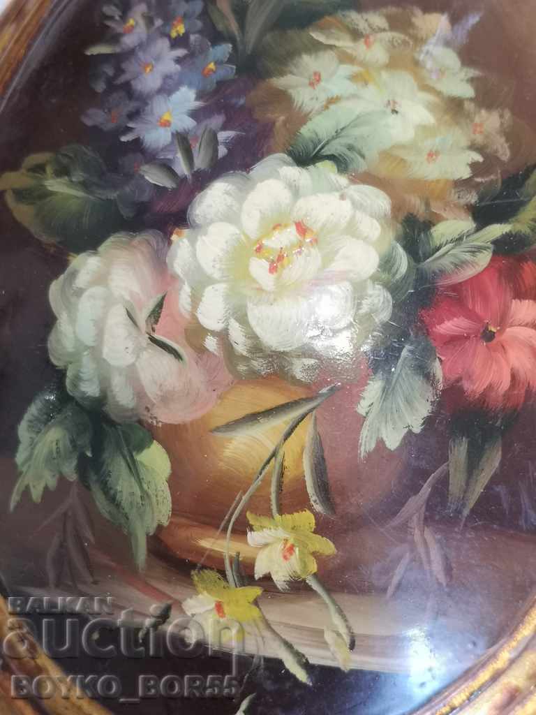 Auction  Ancient Royal Hand Painted Wall Decoration