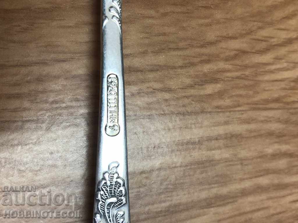 6 PIECES 126.91 g LARGE SILVERED LIES - USSR spoon - 7 6 PIECES 126.91 g LARGE SILVERED LIES - USSR spoon - 7