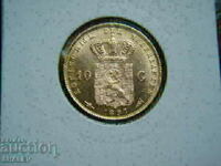 10 Gulden 1897 Netherlands /1 - AU/Unc (gold)