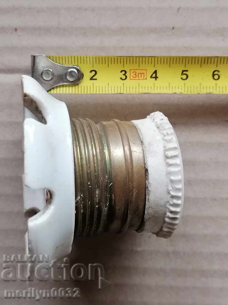 Old porcelain socket lamp lantern chandelier lampshade 1920 - 5 Old porcelain socket lamp lantern chandelier lampshade 1920 - 5