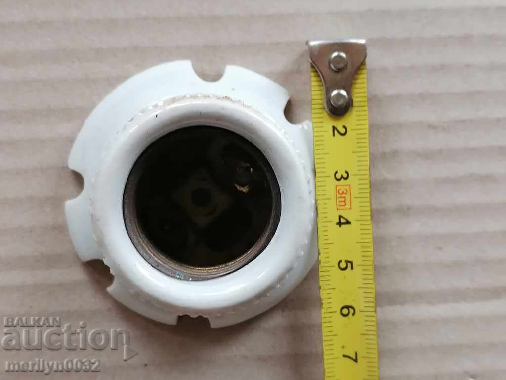 Old porcelain socket lamp lantern chandelier lampshade 1920 - 6 Old porcelain socket lamp lantern chandelier lampshade 1920 - 6