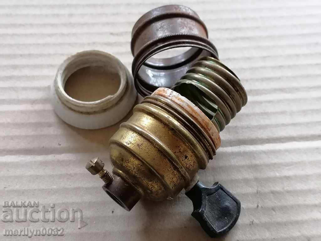 Delivery of Porcelain socket with key, lamp, lantern, lampshade, 1920 Delivery of Porcelain socket with key, lamp, lantern, lampshade, 1920