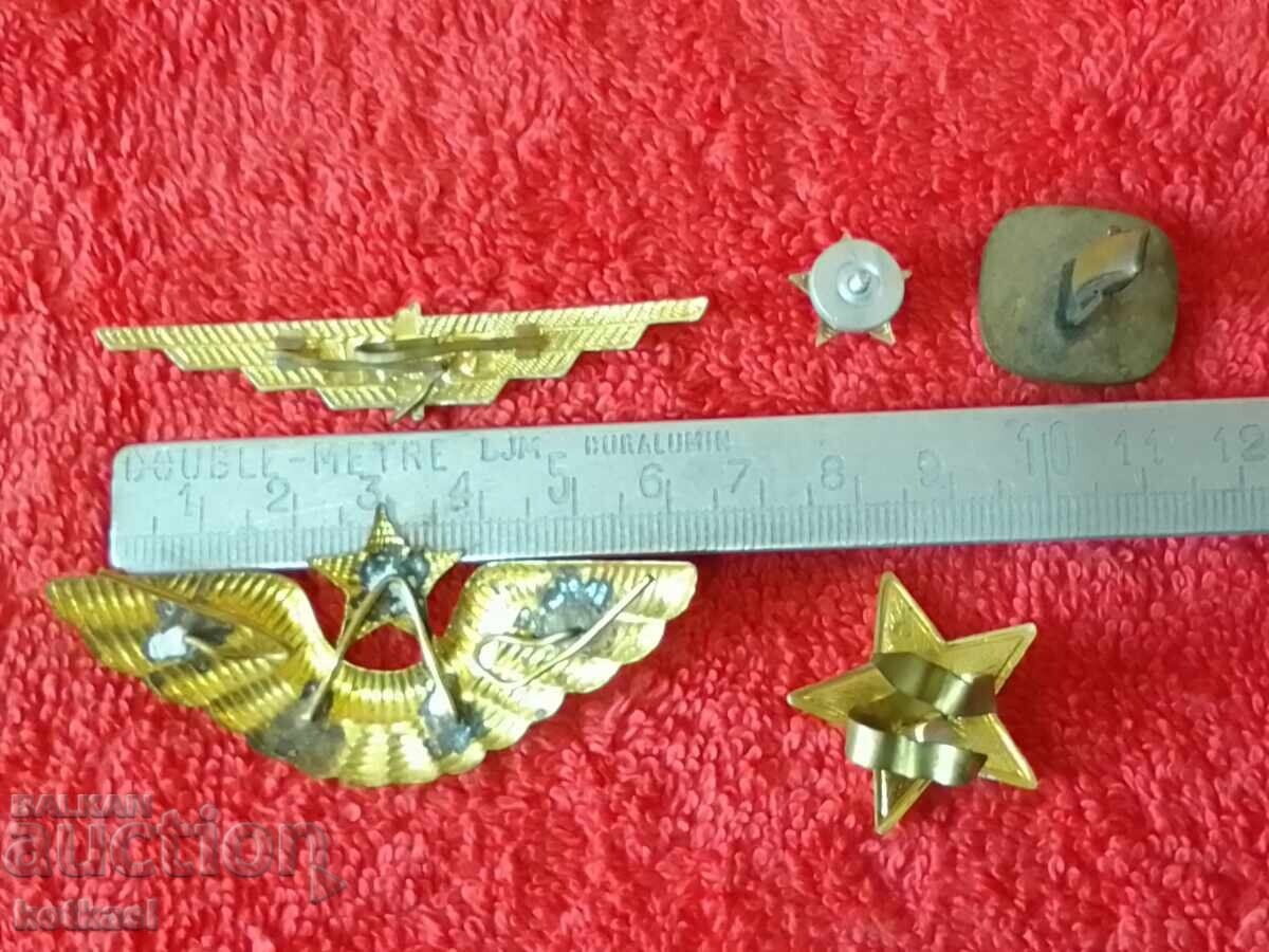 Delivery of Lot of military stars, cockade, emblem, BDZ Delivery of Lot of military stars, cockade, emblem, BDZ