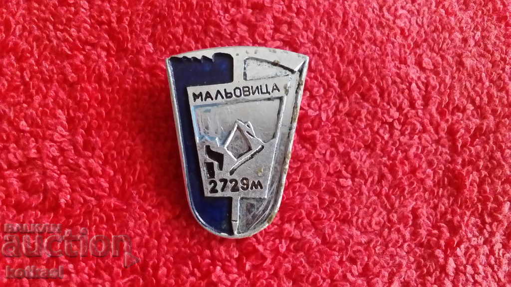 Old social badge MALYOVITSA 2728 m