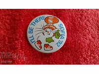 Old sports badge Sofia Olympics 92