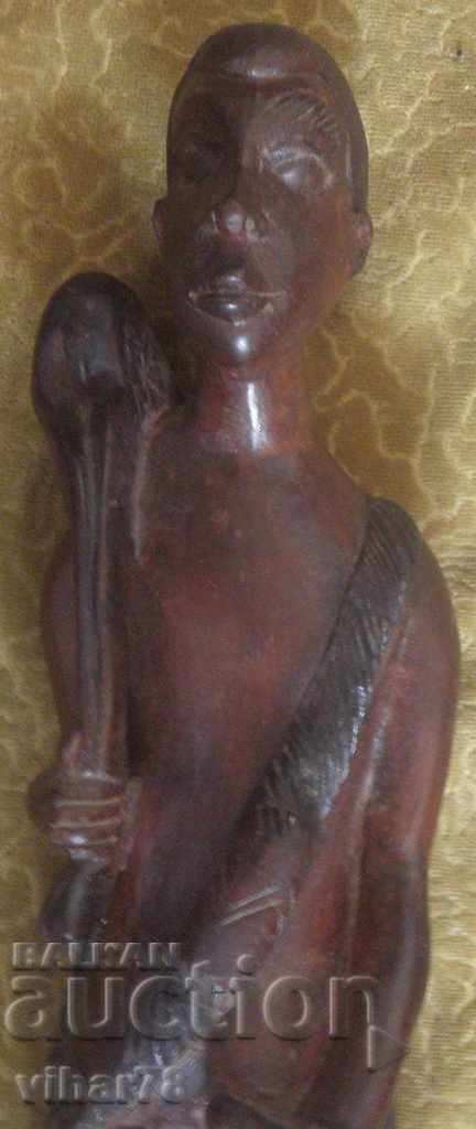 Auction Large Wooden African Figure Auction Large Wooden African Figure