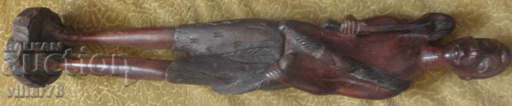 Delivery of Large Wooden African Figure Delivery of Large Wooden African Figure