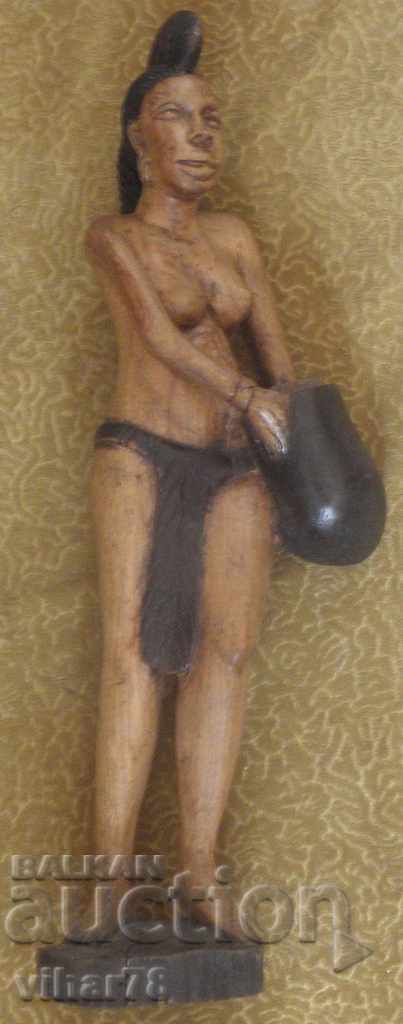 Large Wooden African Figure - 5 Large Wooden African Figure - 5