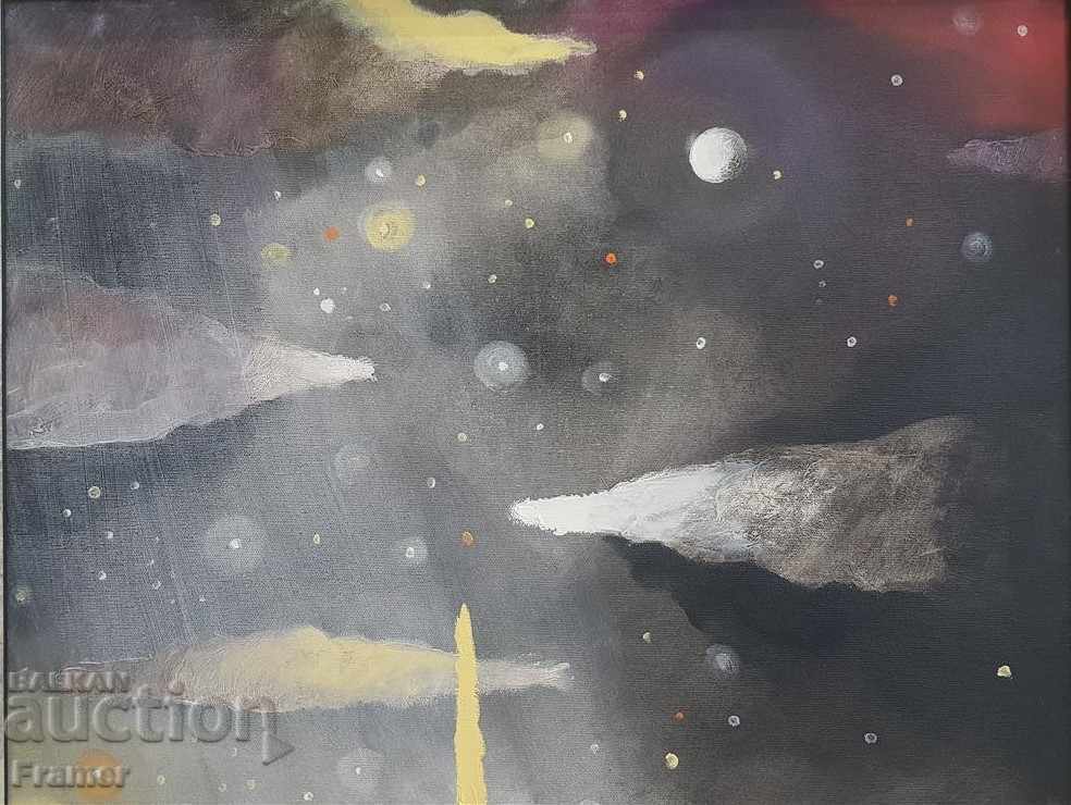 Доставка на Владимир Пенев Coast 2008 г. уникална картина с маслени бои Доставка на Владимир Пенев Coast 2008 г. уникална картина с маслени бои