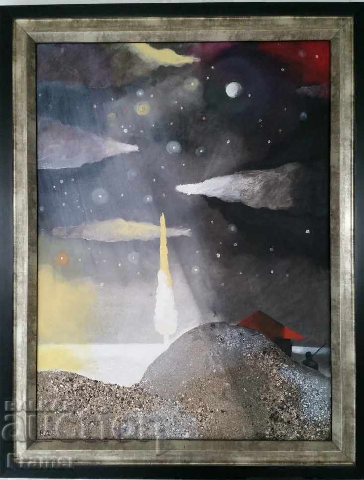 Владимир Пенев Coast 2008 г. уникална картина с маслени бои