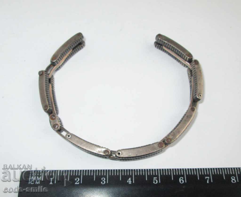 Old bracelet watch chain jewelry silver niello DRGM with price 140.00 BGN | € 71.58 Old bracelet watch chain jewelry silver niello DRGM with price 140.00 BGN | € 71.58