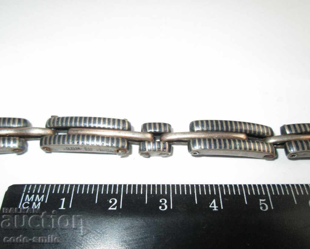 Auction Old bracelet watch chain jewelry silver niello DRGM Auction Old bracelet watch chain jewelry silver niello DRGM