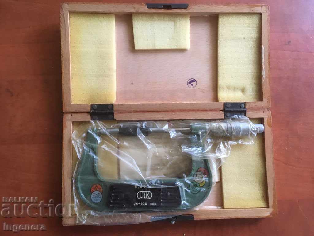 DEVICE MICROMETER TOOL NEW FROM OLD MATERIAL 75-100 mm