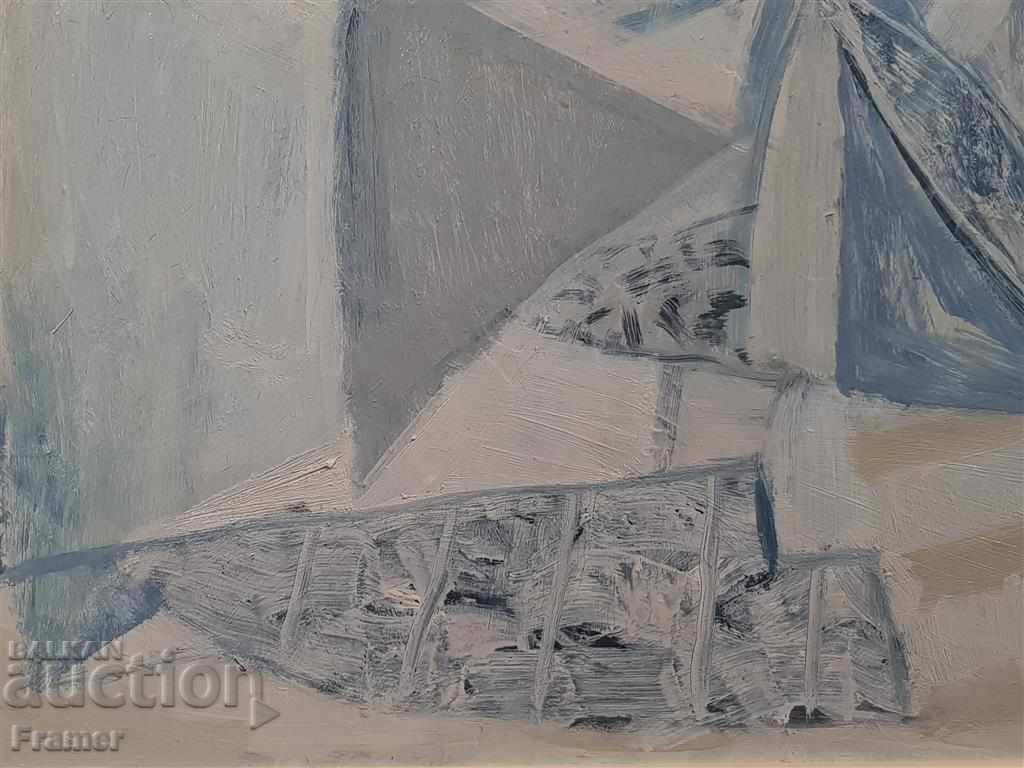Auction  Prof. Vihroni Popnedelev Impression I 1992 exhibition in Switzerland