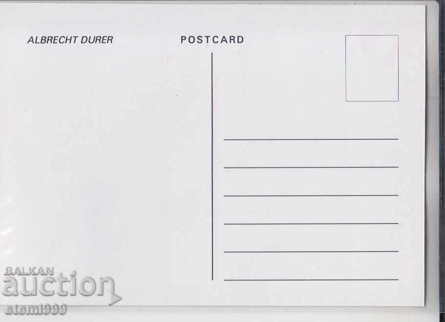 Postcard maximum Art Dürer with price 2.20 BGN | € 1.12