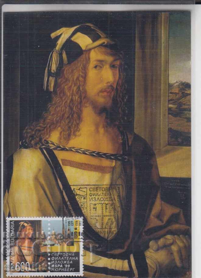 Carte poștală maximă Art Dürer