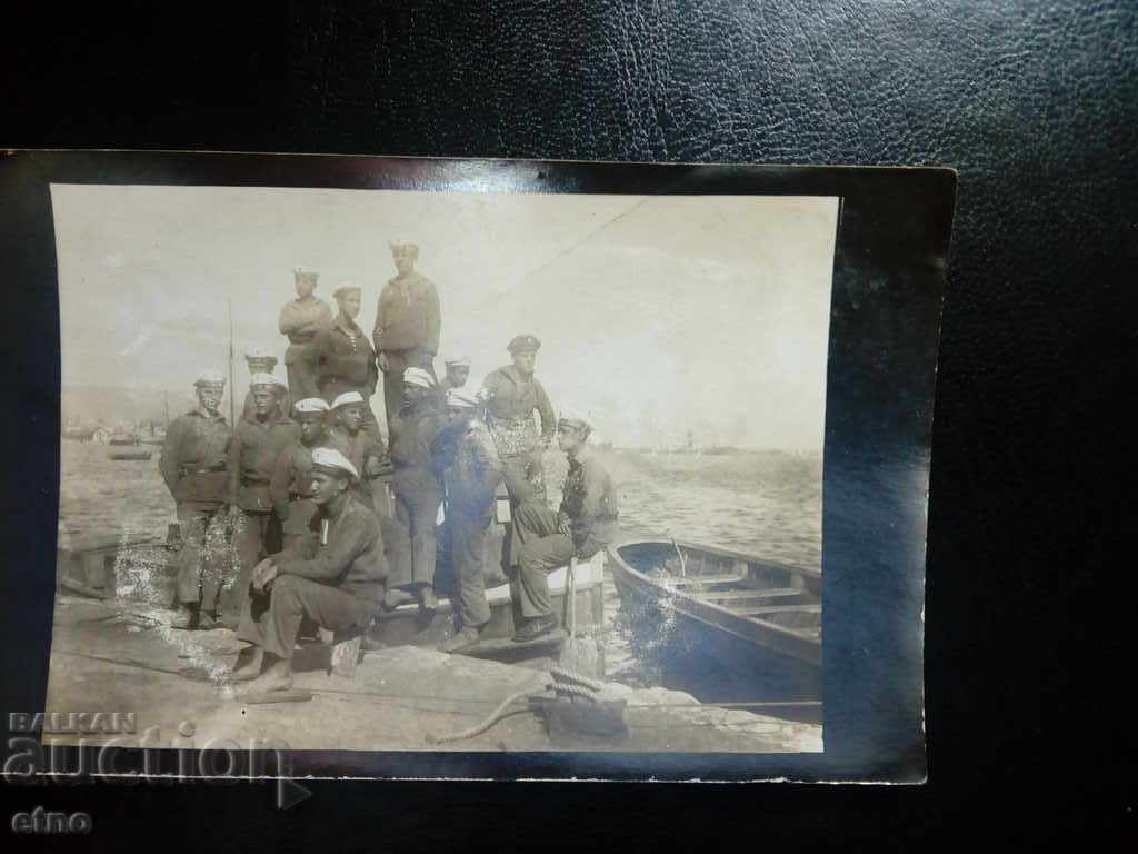 ROYAL PHOTO - Varna 1924. MATROSI, Cruiser, ship, uniform