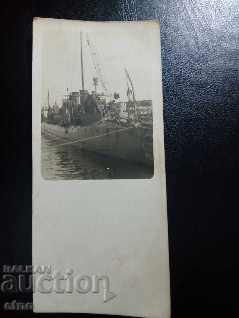 FOTO REALĂ - Varna 1926. MARINARI, Cruiser, navă, uniformă