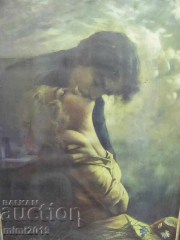 Old Chromolithography Painting by P. Morozov-1921. signed - 5 Old Chromolithography Painting by P. Morozov-1921. signed - 5