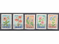 1960. Βόρεια. Κορέα. Λουλούδια.
