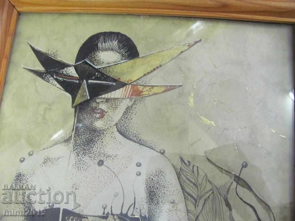 Original Painting Mixed Technique Ink and Watercolor Signed with price 90.00 BGN | € 46.02 Original Painting Mixed Technique Ink and Watercolor Signed with price 90.00 BGN | € 46.02