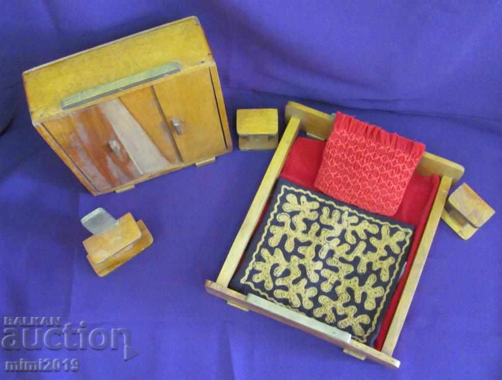 60s Old Children's Wooden Doll Set with price 90.00 BGN | € 46.02 60s Old Children's Wooden Doll Set with price 90.00 BGN | € 46.02