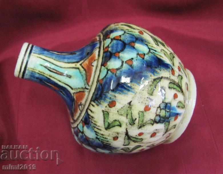 Auction 19th century Old Turkish Ceramics Vase lost porcelain Auction 19th century Old Turkish Ceramics Vase lost porcelain