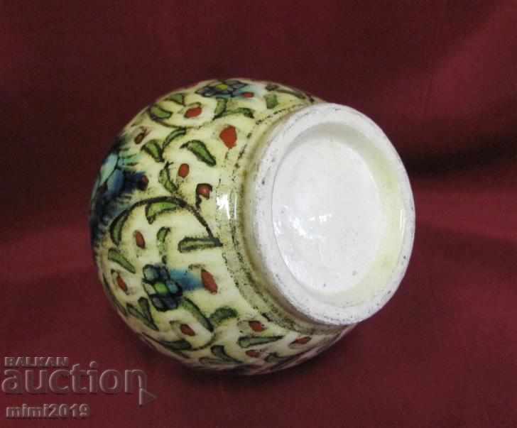 19th century Old Turkish Ceramics Vase lost porcelain - 5 19th century Old Turkish Ceramics Vase lost porcelain - 5