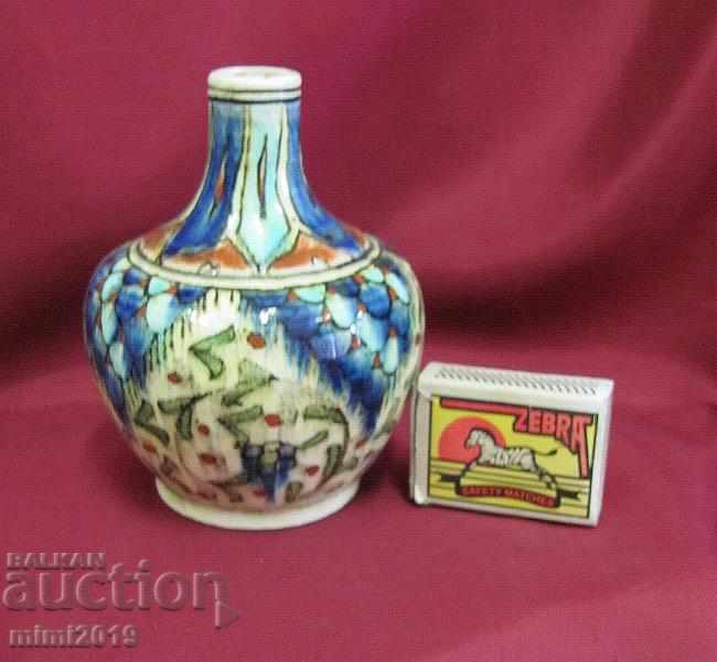 19th century Old Turkish Ceramics Vase lost porcelain - 6 19th century Old Turkish Ceramics Vase lost porcelain - 6