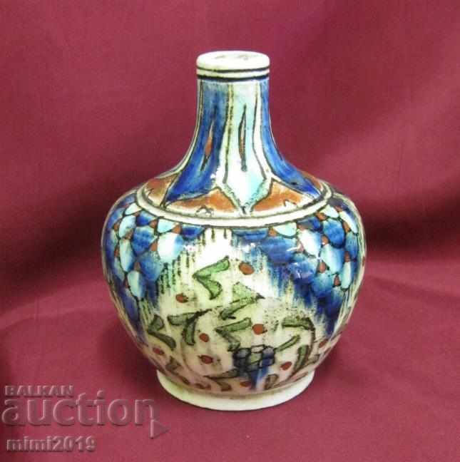 19th century Old Turkish Ceramics Vase lost porcelain - 7 19th century Old Turkish Ceramics Vase lost porcelain - 7