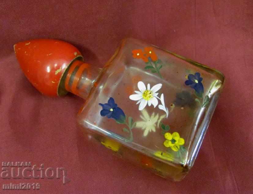 Аукцион Старо Ръчно Рисувано Шише за Парфюм Аукцион Старо Ръчно Рисувано Шише за Парфюм