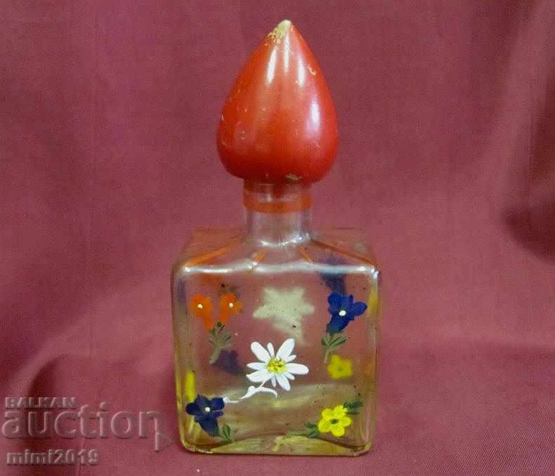 Old Hand Painted Perfume Bottle