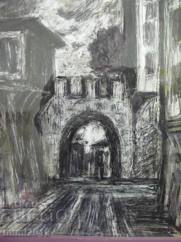 Painting by Nikolay Iliev Charcoal on Cardboard with price 90.00 BGN | € 46.02 Painting by Nikolay Iliev Charcoal on Cardboard with price 90.00 BGN | € 46.02