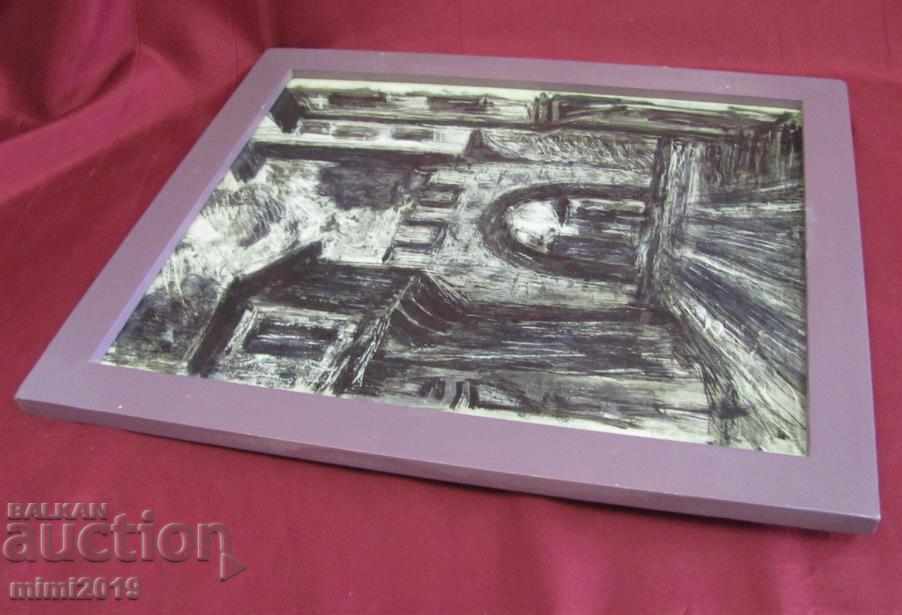 Painting by Nikolay Iliev Charcoal on Cardboard - 6 Painting by Nikolay Iliev Charcoal on Cardboard - 6