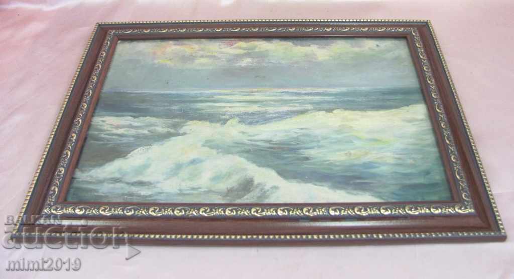 Delivery of Painting Nikolai Iliev Oil Cardboard Delivery of Painting Nikolai Iliev Oil Cardboard