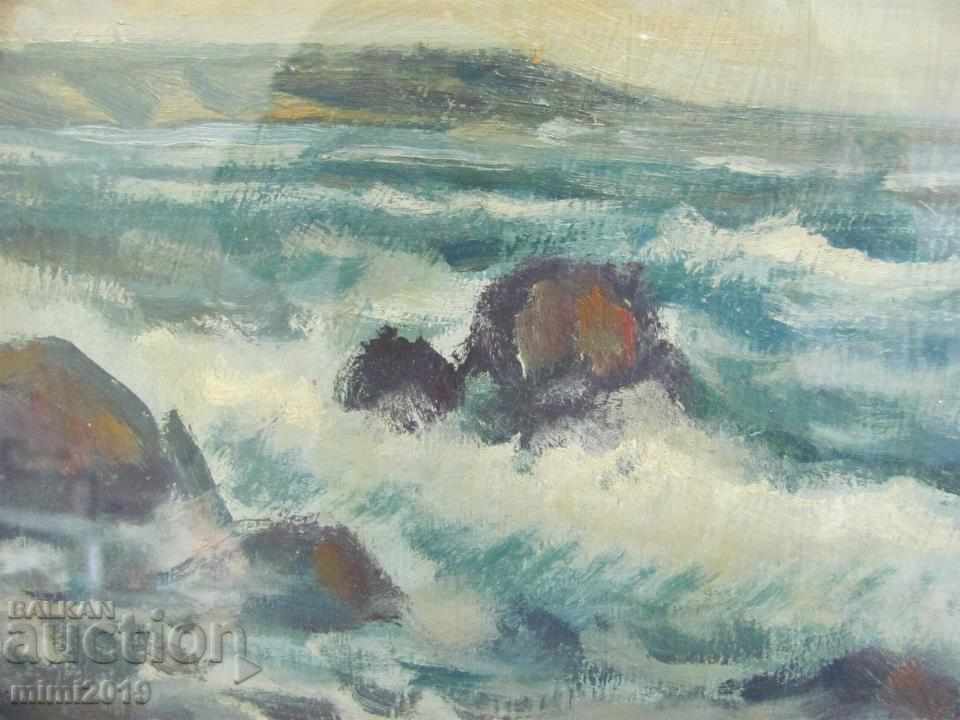 Auction Painting Nikolai Iliev Oil Cardboard Auction Painting Nikolai Iliev Oil Cardboard