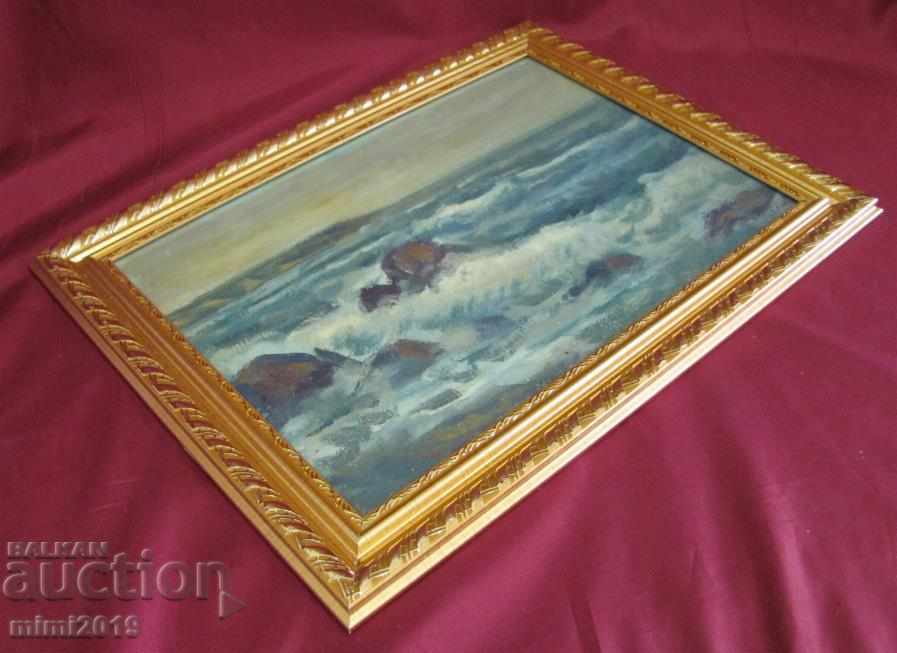 Painting Nikolai Iliev Oil Cardboard - 5 Painting Nikolai Iliev Oil Cardboard - 5