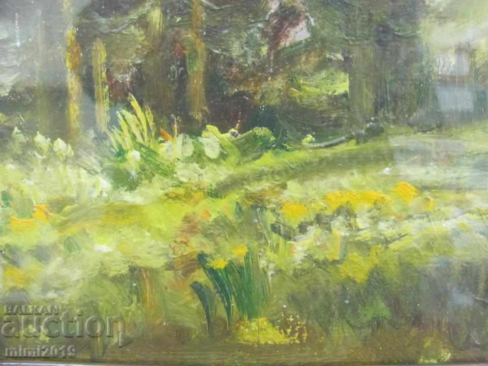 Auction Painting Nikolai Iliev Oil Cardboard Auction Painting Nikolai Iliev Oil Cardboard