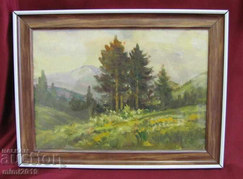Painting Nikolai Iliev Oil Cardboard