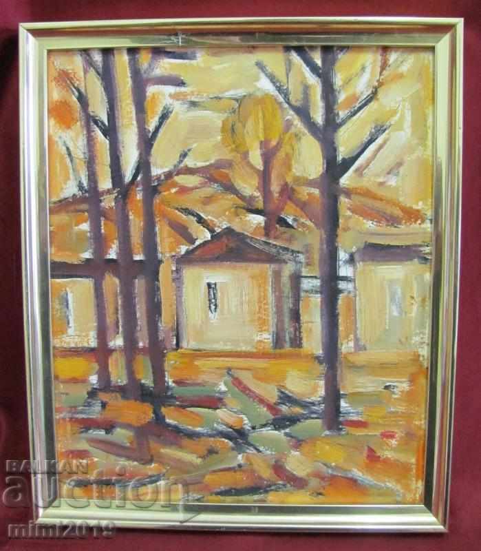 Painting Nikolai Iliev Oil Cardboard - 7