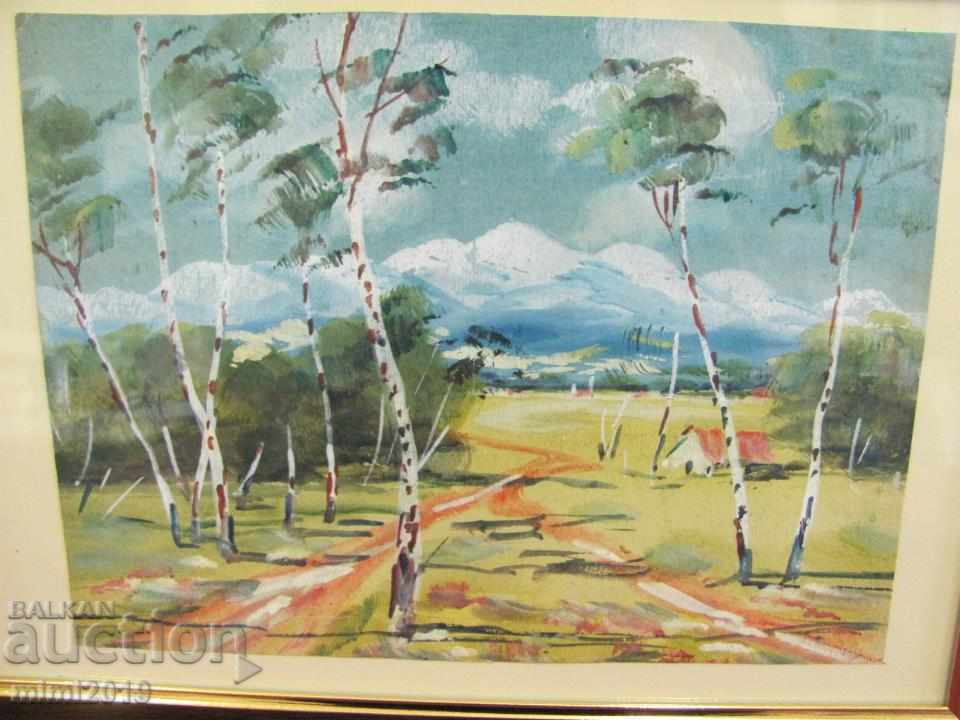 Painting by Nikolai Iliev Watercolor with price 120.00 BGN | € 61.36
