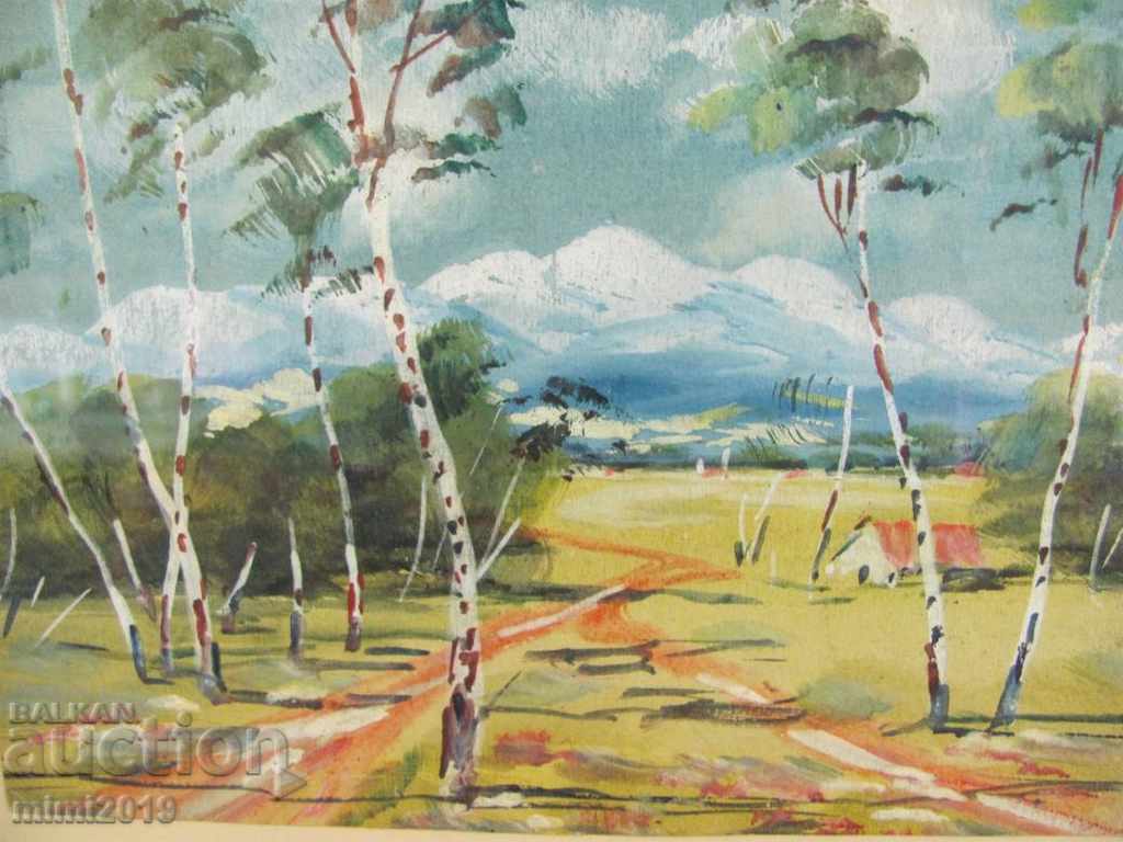 Auction  Painting by Nikolai Iliev Watercolor