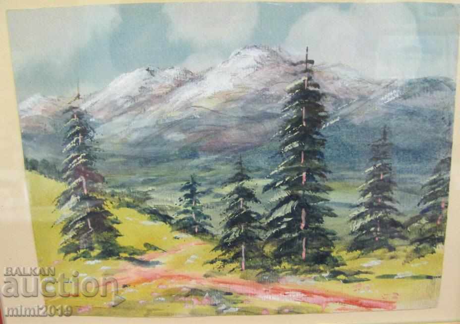 Painting by Nikolai Iliev Watercolor with price 120.00 BGN | € 61.36 Painting by Nikolai Iliev Watercolor with price 120.00 BGN | € 61.36