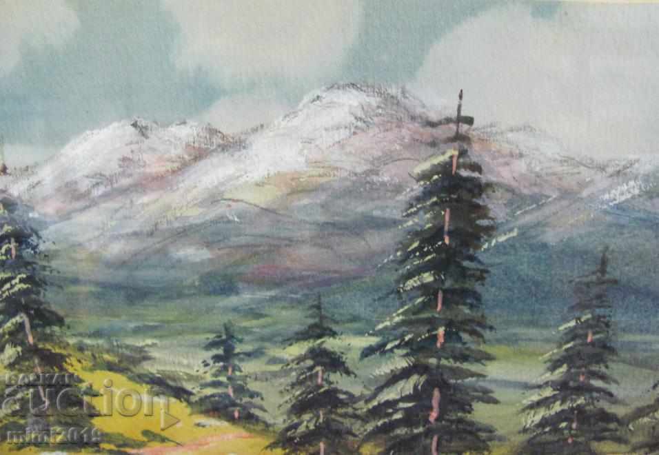 Auction Painting by Nikolai Iliev Watercolor Auction Painting by Nikolai Iliev Watercolor