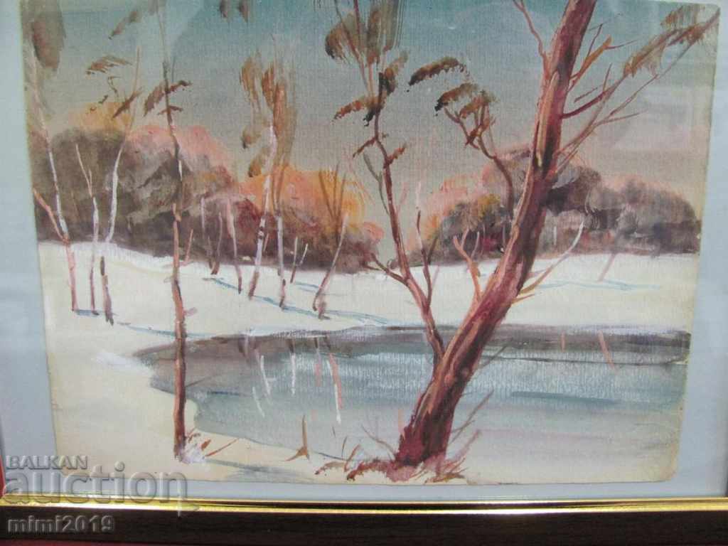 Painting by Nikolai Iliev Watercolor with price 120.00 BGN | € 61.36 Painting by Nikolai Iliev Watercolor with price 120.00 BGN | € 61.36
