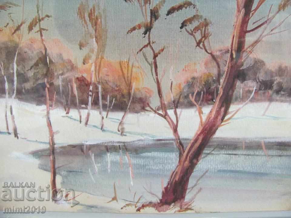 Auction Painting by Nikolai Iliev Watercolor Auction Painting by Nikolai Iliev Watercolor
