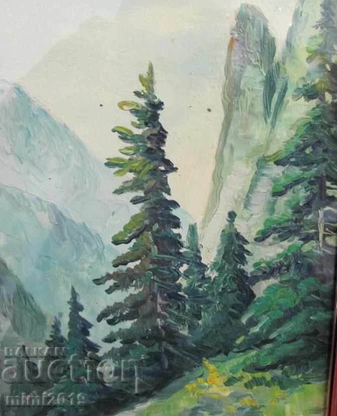 Delivery of Painting Nikolai Iliev Oil Cardboard Delivery of Painting Nikolai Iliev Oil Cardboard