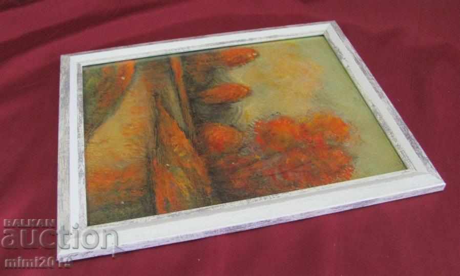 Delivery of Painting Nikolai Iliev Oil Cardboard Delivery of Painting Nikolai Iliev Oil Cardboard