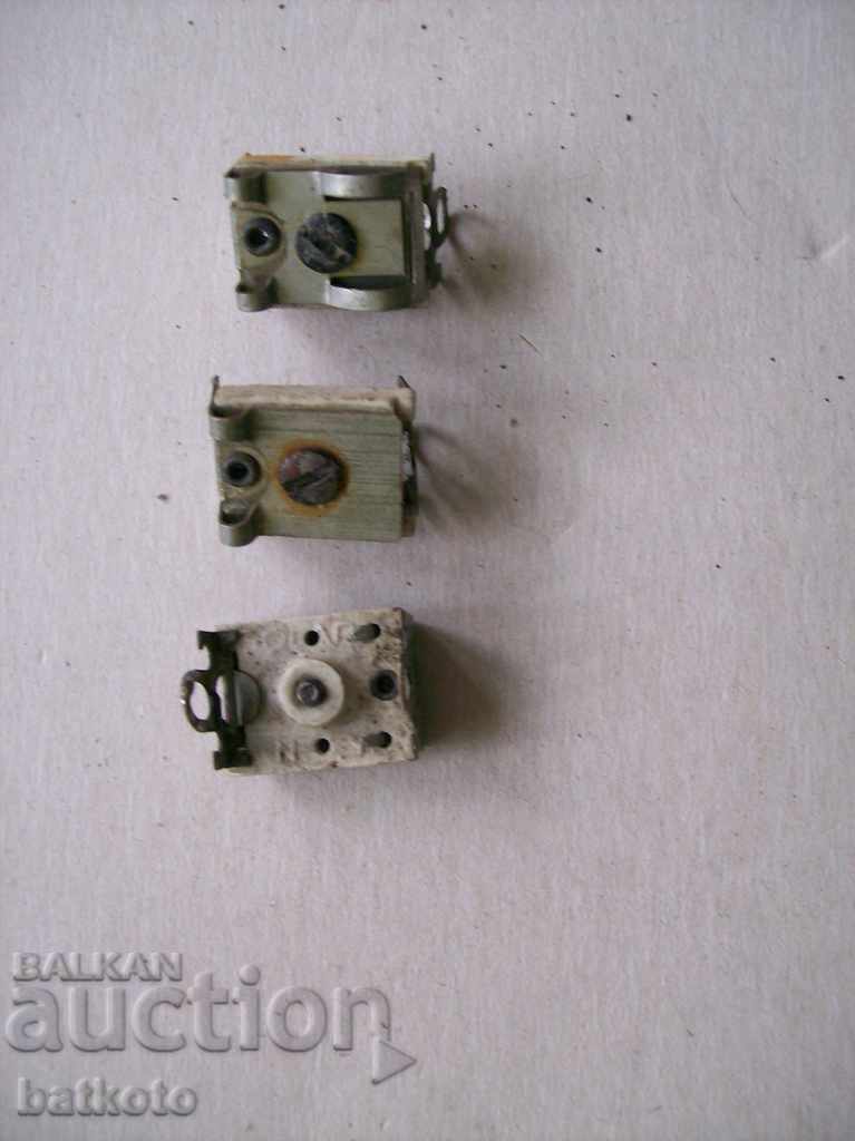 Първите стари донастройващи кондензатори