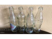 Set of 4 collectible Coca Cola bottles - Reduced